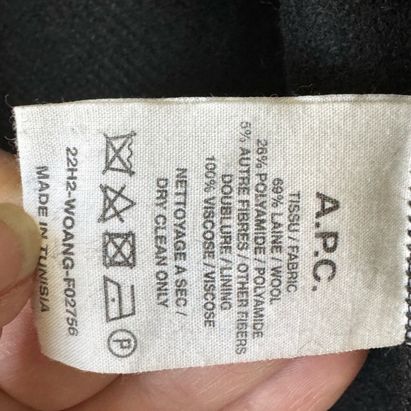 APC Chloé long-sleeve wool shirt. In perfect condition - Picture 4 of 4